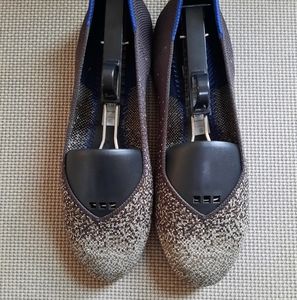 Rothy's Unicorn Smoke Metallic Flats 8.5 SO RARE